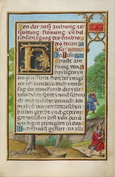 Border with Shimei Throwing Stones at David